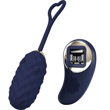 Uovo Vibrante Wireless in Silicone con 10 Vibrazioni e Telecomando